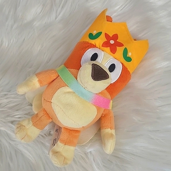 2018 Bluey Queen Bingo 7 Inch Plush Stuffed Animal Toy Blue Heeler Dog Pup - Picture 9 of 13